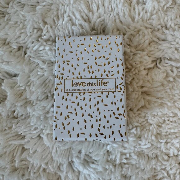 Love This Life Womens 14K Gold Flash Plated Sterling Silver Necklace 16"+2" - Picture 2 of 2